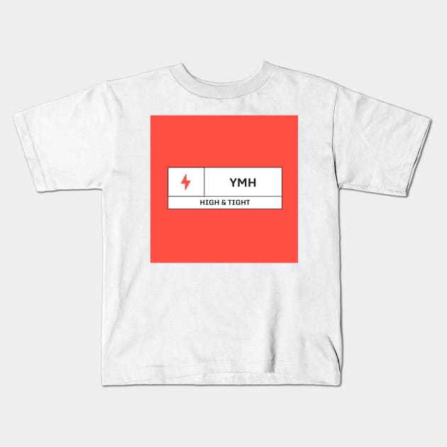 High and Tight Voltage Kids T-Shirt by TexasToons